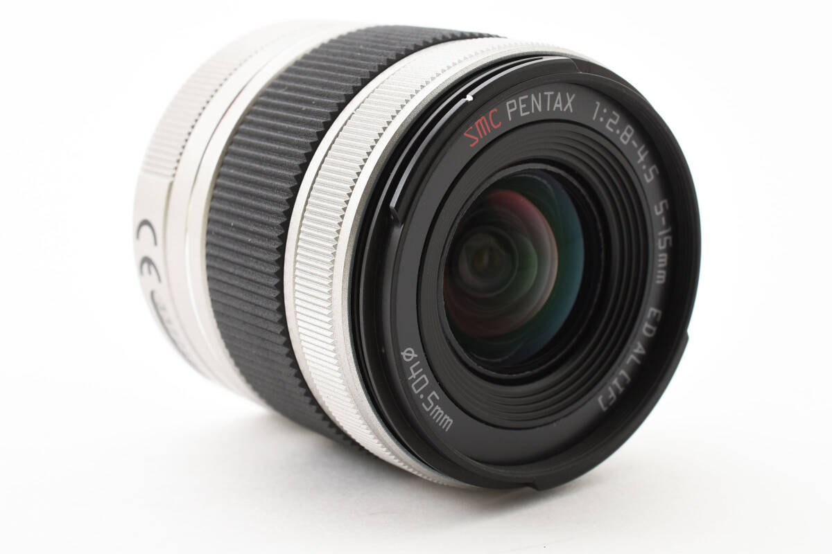 超美品 ペンタックス 02 5-15mm F/2.8-4.5 非球面レンズ シルバー Pentax 545