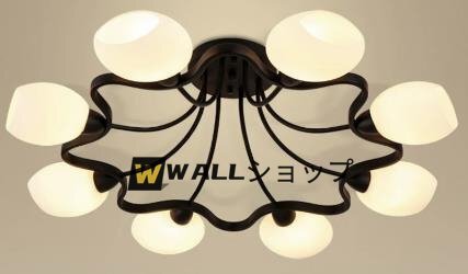 極上珍品★ドイツ ヴィンテージ シャンデリア 8燈 ミッドセンチュリー ランプ 照明 ライト シーリングライト