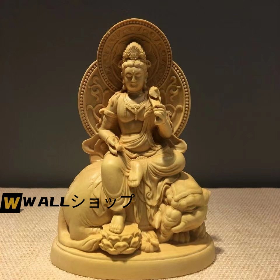 谷文晁作 紙形絵「観世音菩薩坐像」 文殊菩薩 普賢菩薩 木彫り 仏像 文殊菩薩像 普賢菩薩像 座像