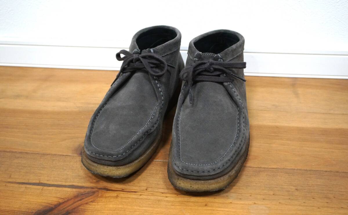 steven alan別注Padmore＆Barnes ORIGINAL SUEDE GREY 8 26.5cm位 _画像2