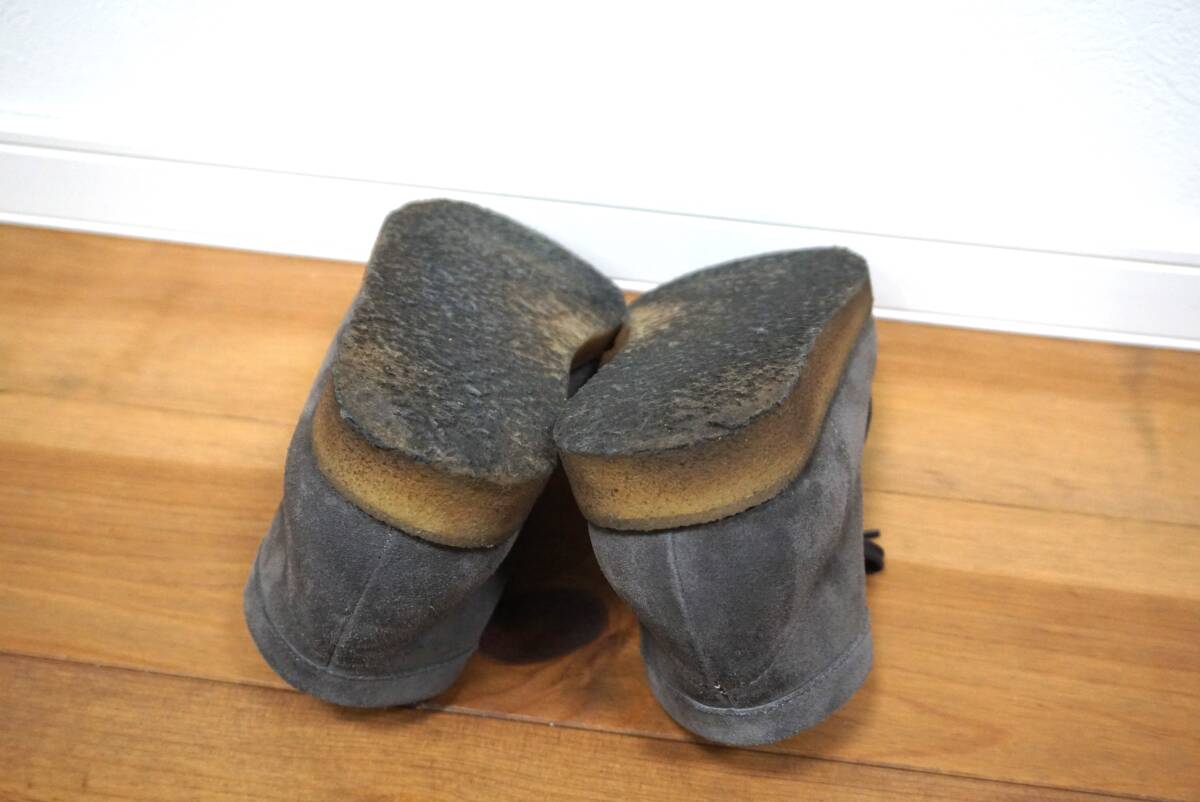 steven alan別注Padmore＆Barnes ORIGINAL SUEDE GREY 8 26.5cm位 _画像8