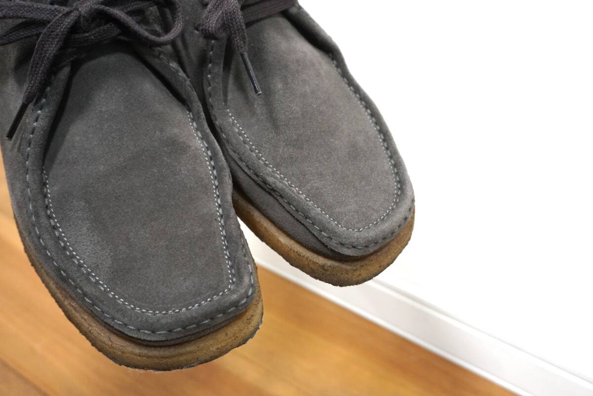 steven alan別注Padmore＆Barnes ORIGINAL SUEDE GREY 8 26.5cm位 _画像3