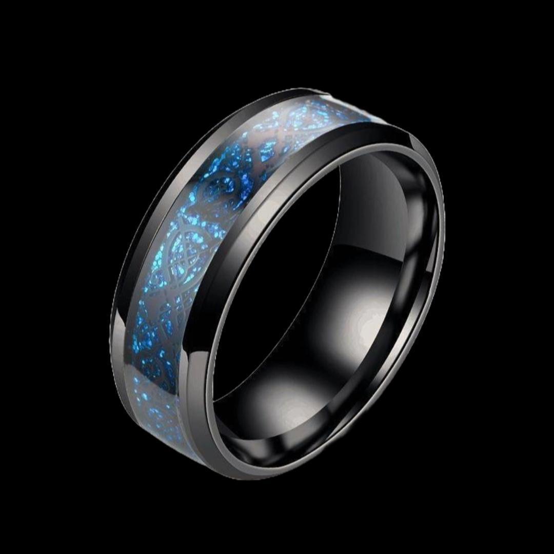 リング　指輪　アクセサリー　ブルー　青　メンズ　ファッション　20号
