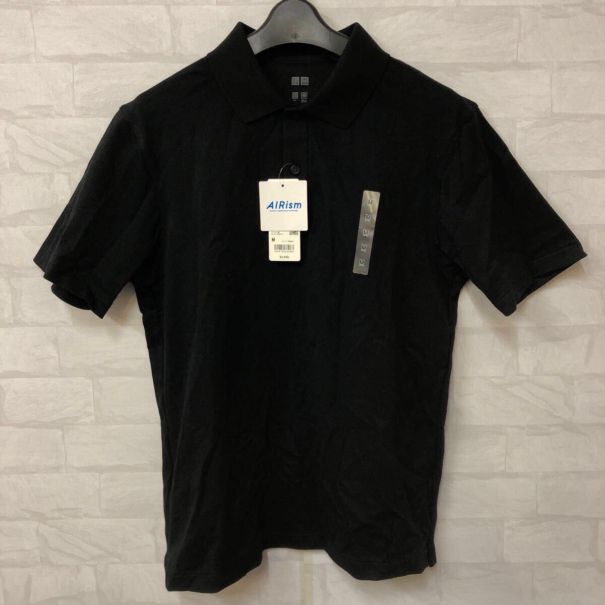 即決 新品 タグ付き UNIQLO ユニクロ エアリズムコットンカノコポロシャツ