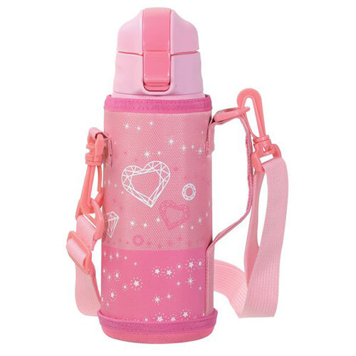  pearl metal Kids charger Direct bottle 600 pouch attaching pink HC-0120