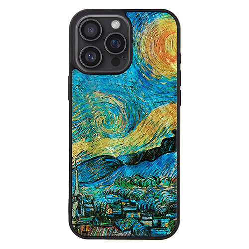 ikins アイキンス 天然貝ケース for iPhone 16 Pro Max 星月夜 I27086i16PM