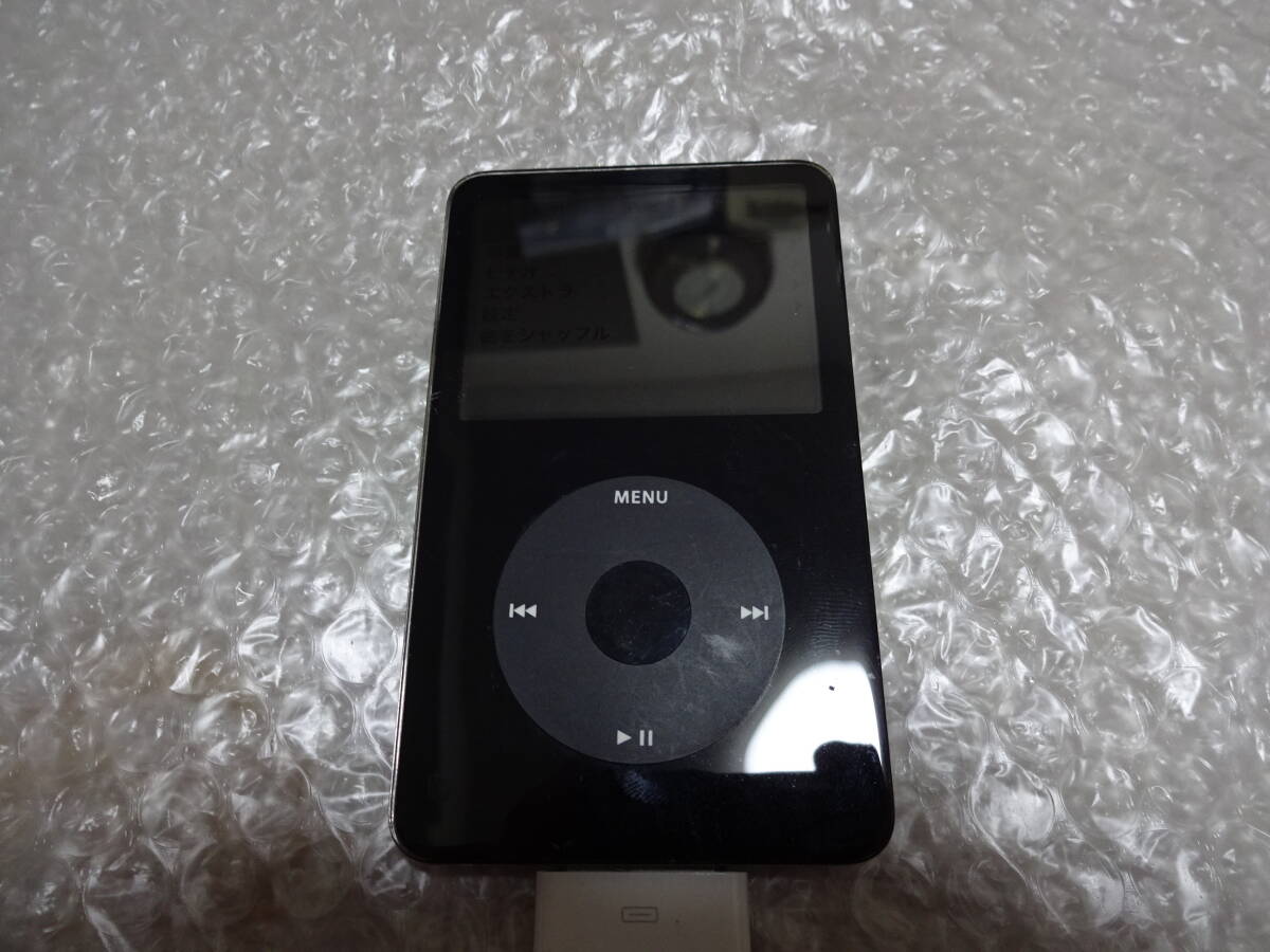 iPod classic 30GB (第5世代) BLACK MA446J/A A1136 ジャンク