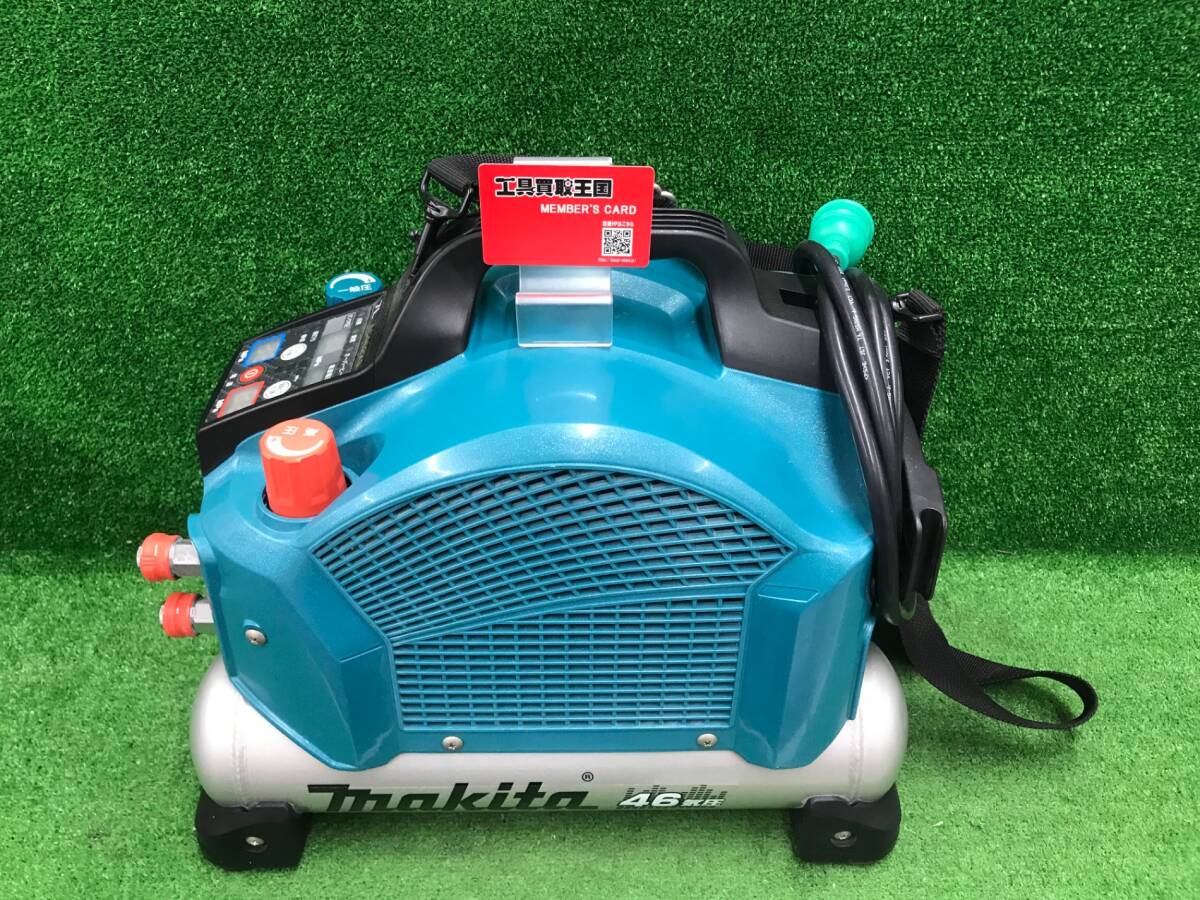【中古品】★makita エアコンプレッサ 7L AC462XS 青　IT80BLVW83WW