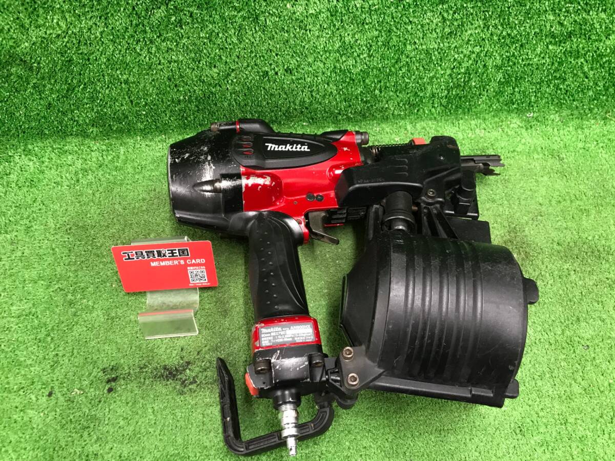 【中古品】★makita(マキタ) 90㎜高圧エア釘打機 AN900HX　IT5X9O1VRBY2
