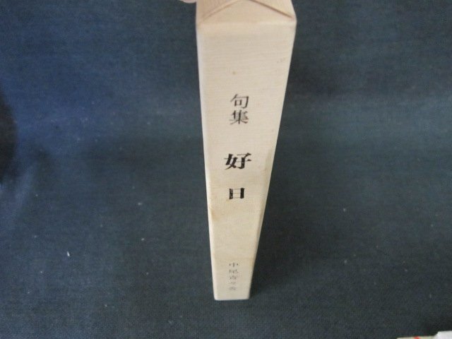 句集　好日　中尾青々舎　箱シミ有/EFE