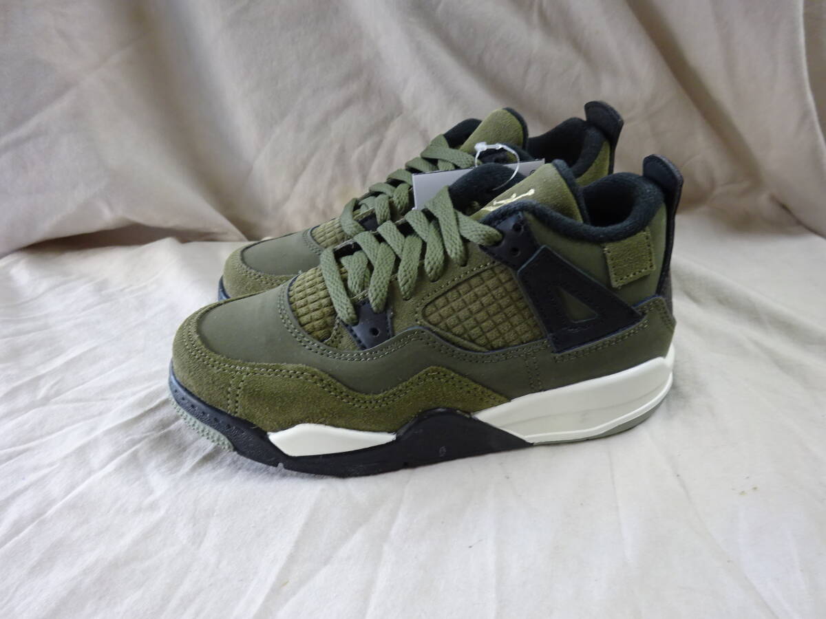 ★新品　NIKE JORDAN 4 RETRO　18 cm 新15++