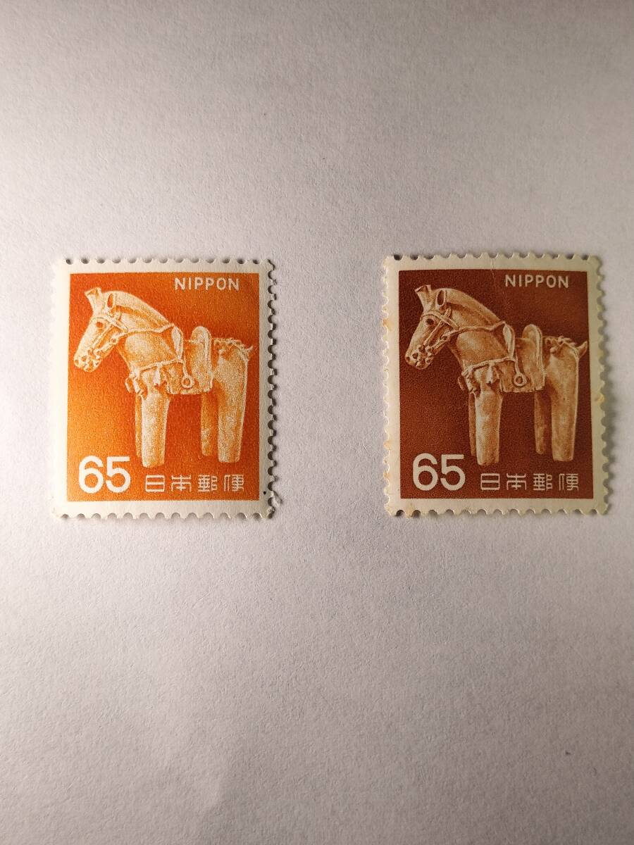 0202F01 日本切手 はにわの馬 65円 銘版付き 100面シート|日本 0202F01 日本切手 はにわの馬 65円 銘版付き 100面シート|日本