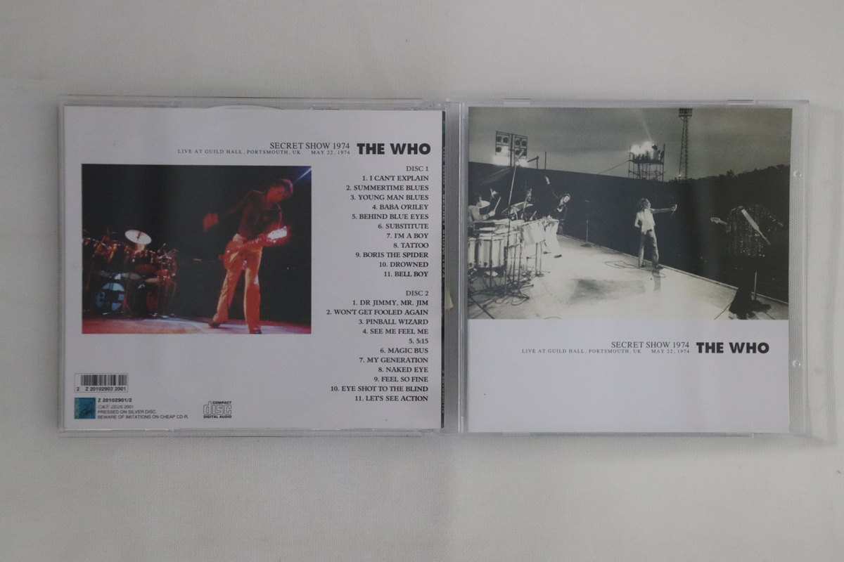 2discs CD Who Secret Show 1974 Z20102901PROMO ZEUS プロモ /00220