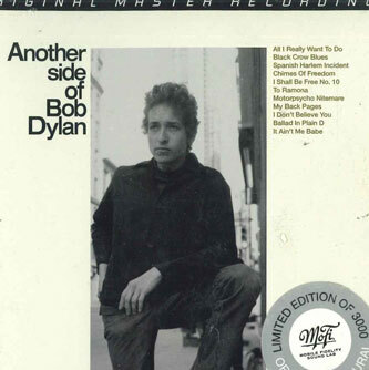 米CD Bob Dylan Another Side Of Bob Dylan UDSACD2180 Mobile Fidelity Sound Lab, Columbia /00150