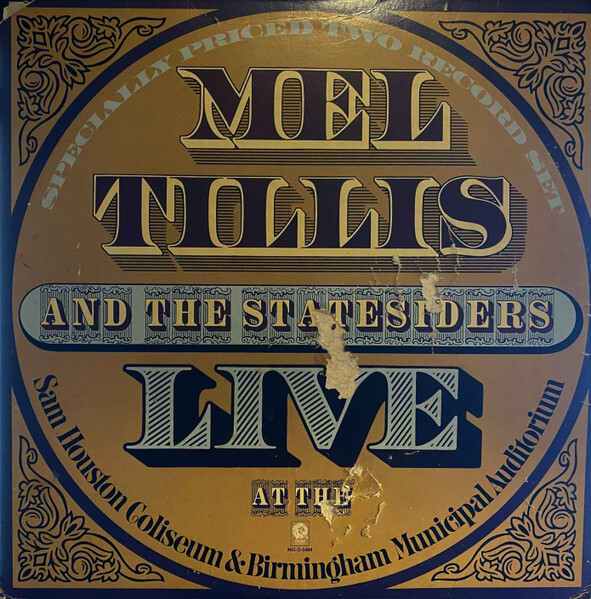 米2discs LP Mel Tillis And The Statesiders Live At The Sam Houston Coliseum & Birmingham Municipal Auditorium MG25404 MGM /00520