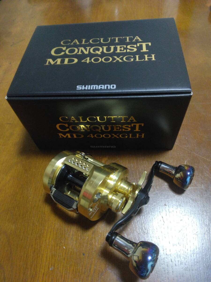 カルカッタコンクエストMD400XGLH リブレ クランク110 極美品 カルカッタコンクエストMD400XGLH リブレ クランク110 極美品