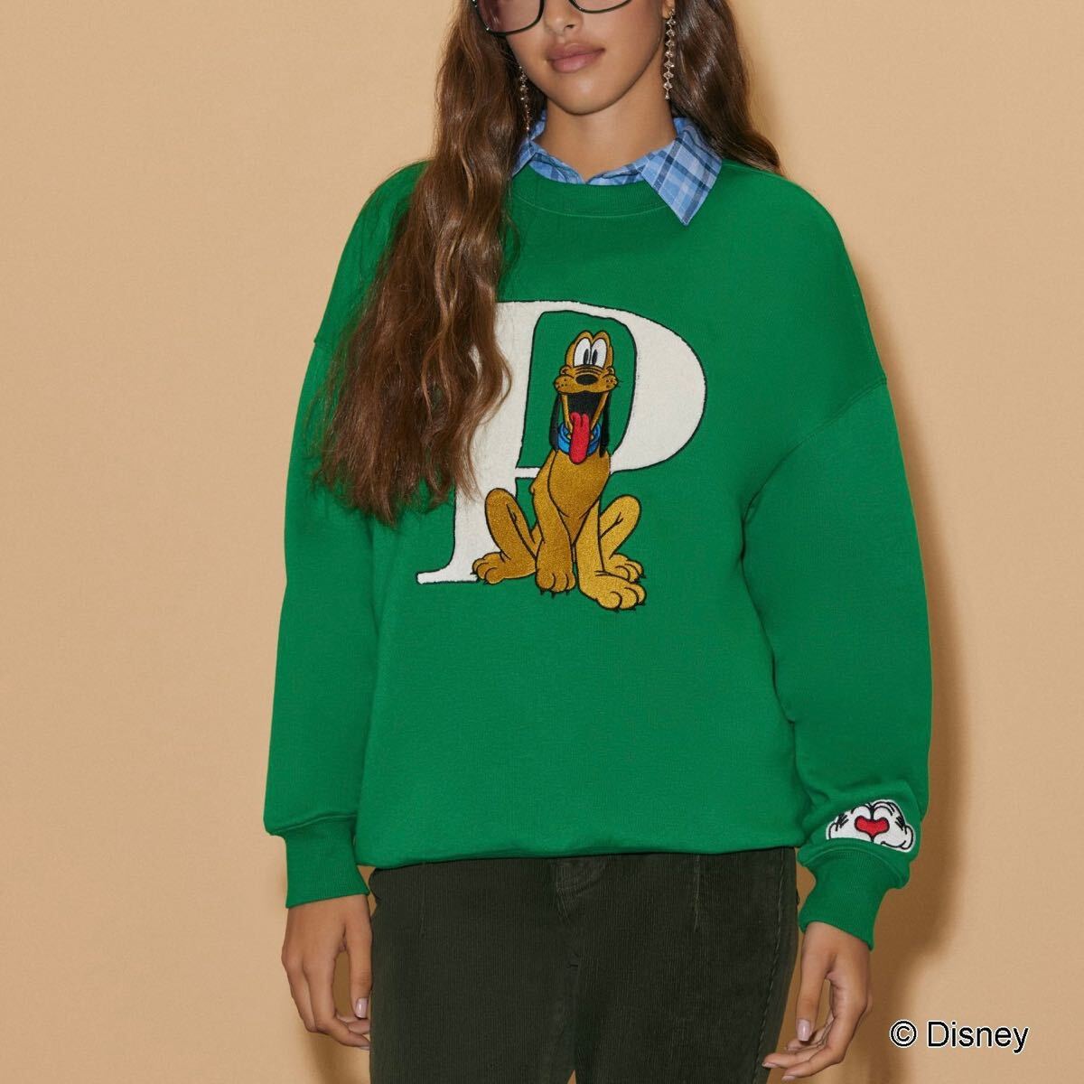 Forever21 ディズニー 裏起毛 プルオーバー クリスマス プルート