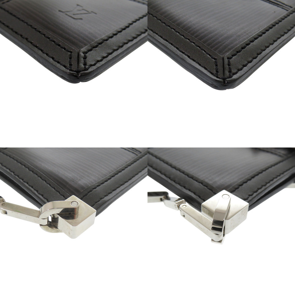 美品 ルイ ヴィトン モヒート M54612 エピレザー ノワール ショルダーバッグ 黒 LV 1035 LOUIS VUITTON