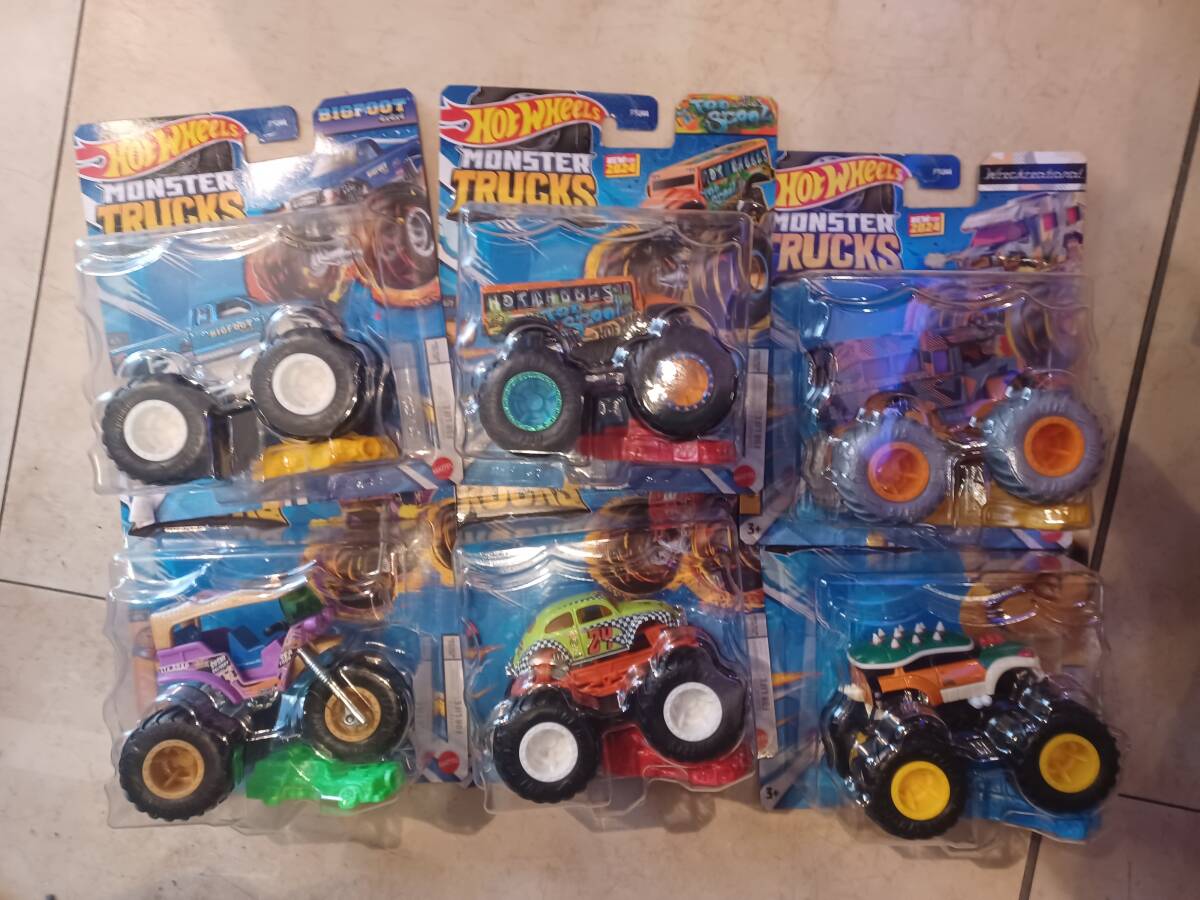 新品　未開封　ホットウィール Hot Wheels モンスター トラック　6セット