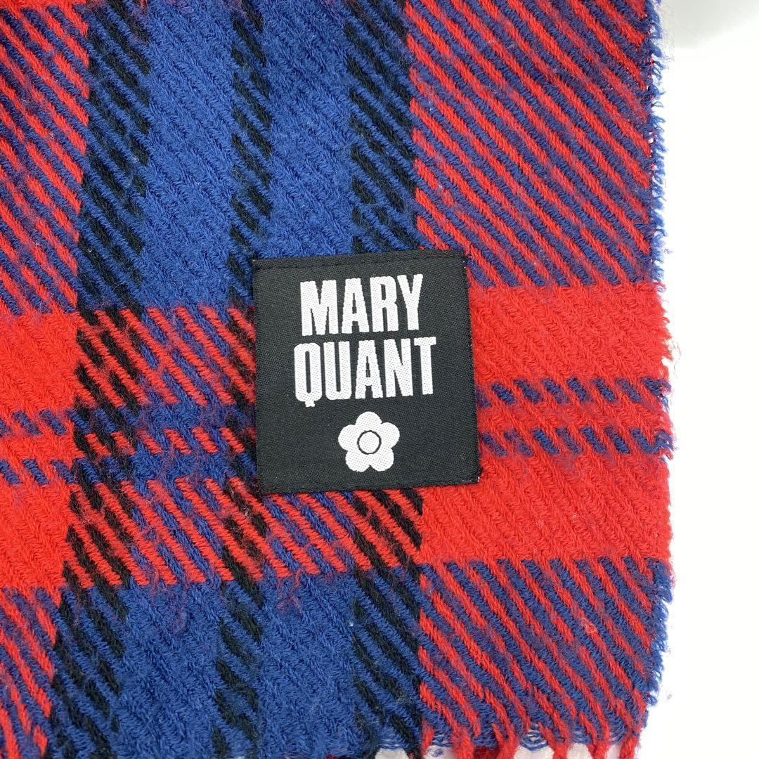 MARY QUANT マリークワント マフラー ストール 大判 マリクワ MARY QUANT マリークワント マフラー ストール 大判 マリクワ