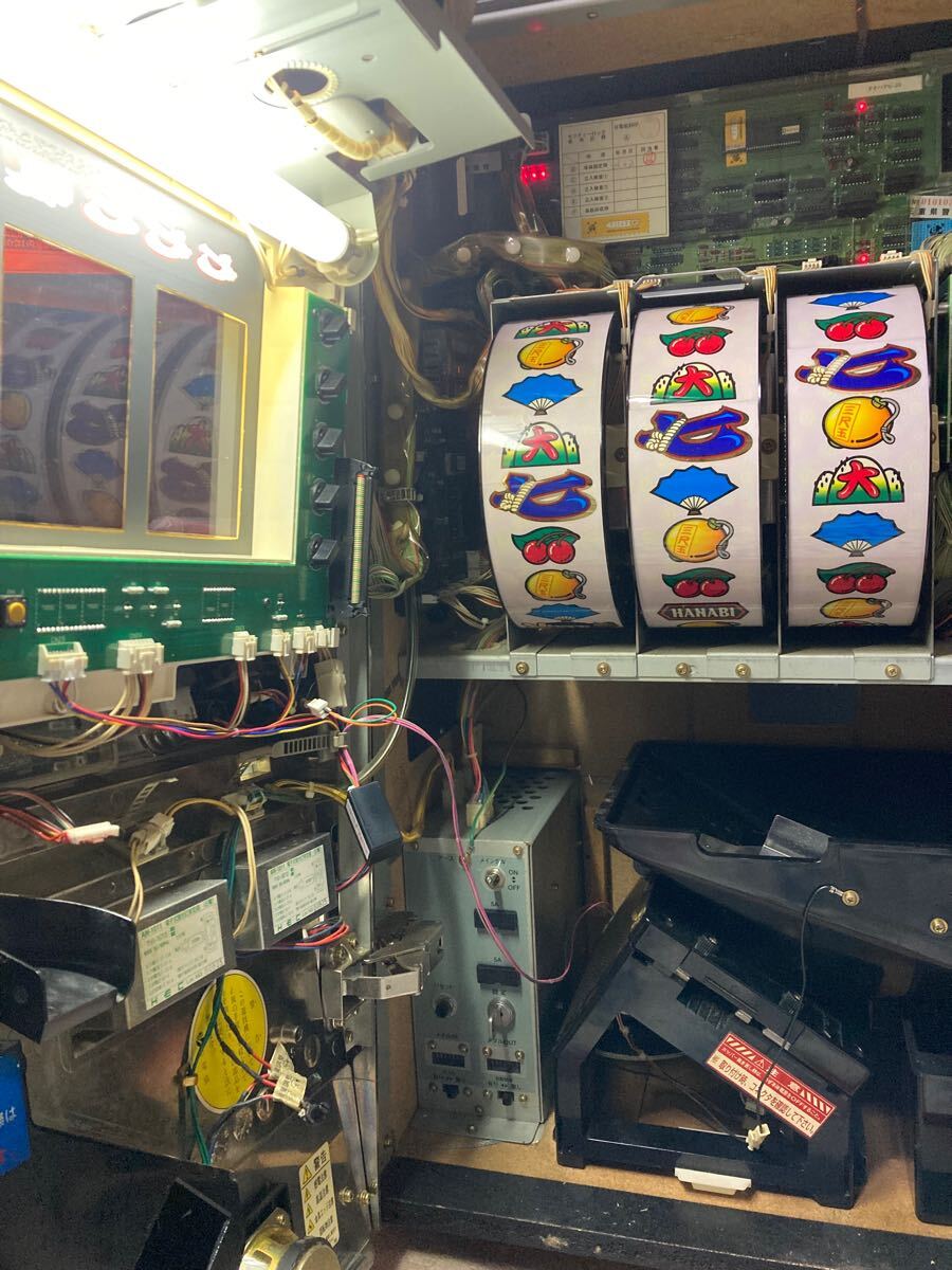 B証紙 4号機 大花火30 油っこい 実機 パチスロ スロット アルゼ B証紙 4号機 大花火30 油っこい 実機 パチスロ スロット アルゼ
