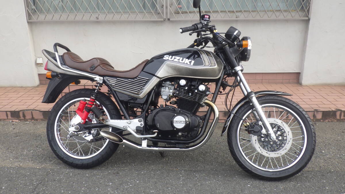 三協オート 人気のGSX400E刀 GSX450E 腰上O/H済 ゴキ 八木SP 三協オート 人気のGSX400E刀 GSX450E 腰上O/H済 ゴキ 八木SP