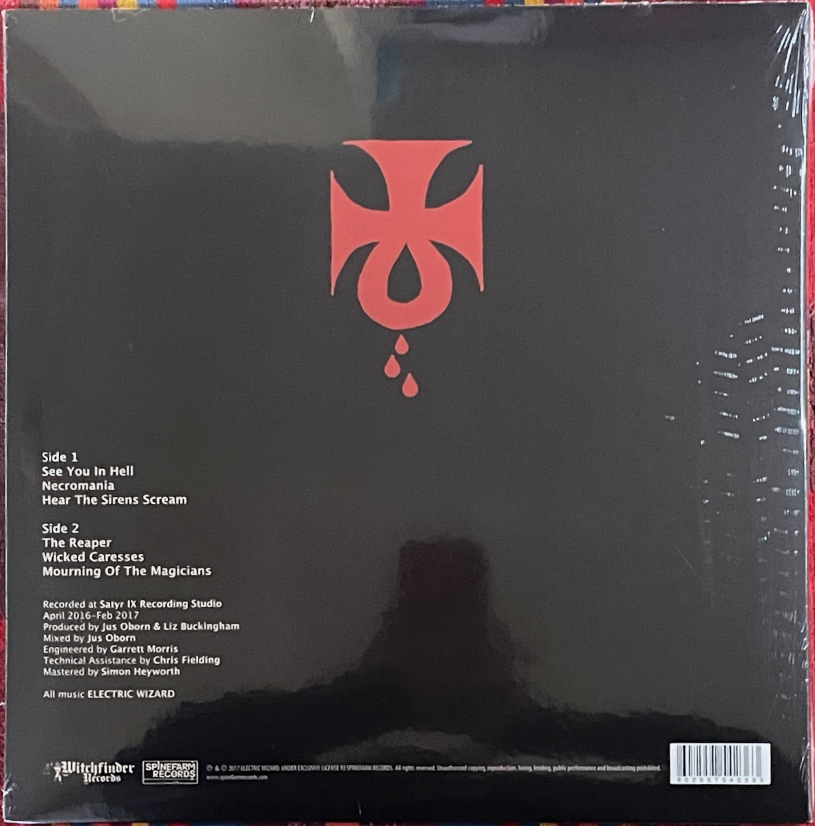 ! нераспечатанный защита / ограничение 1,000!Electric Wizard - Wizard Bloody Wizard (Clear Vinyl)/Black Sabbath/Candlemass/Cathedral/Pentagram