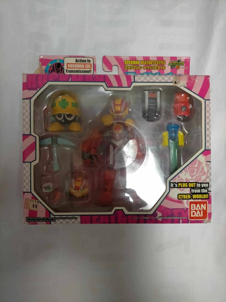 ロックマン ヒートガッツスタイル ロックマンエグゼ ロッキンアクション フィギュア Mega Man EXE Heat Guts Style ROCKMAN Figure