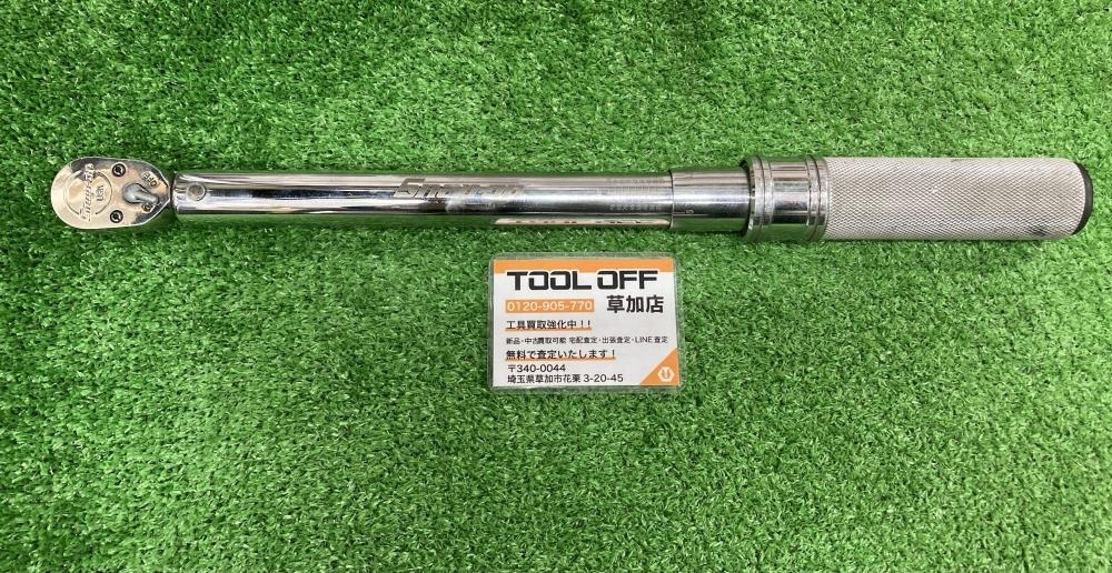 006□ジャンク品□スナップオン 3/8 トルクレンチ QD2RN100 ※精度不明の為ジャンク　ケース無し