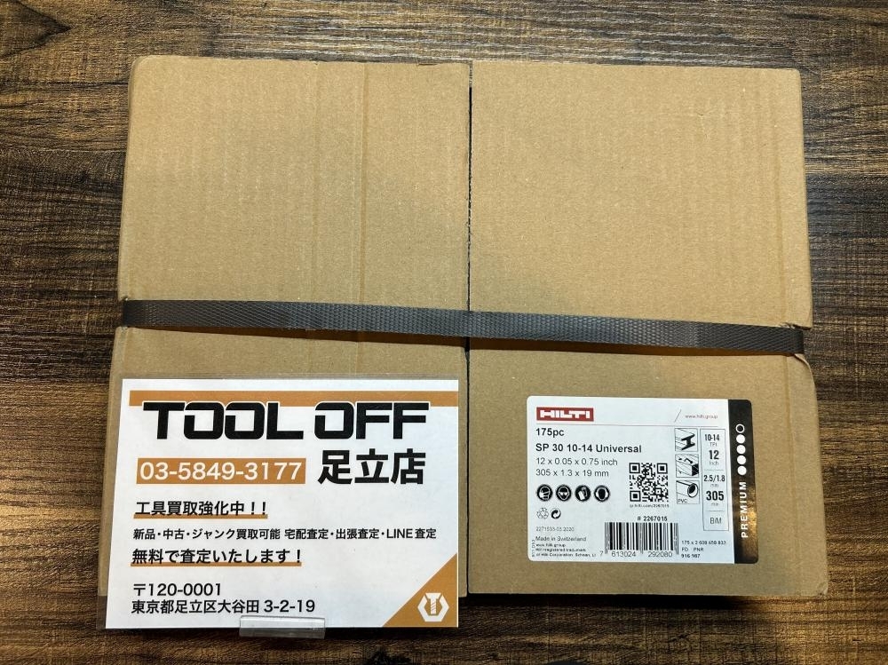 023◆未使用品・即決価格◆HILTI セーバーソーブレード SP30 10-14 Universal 175pc