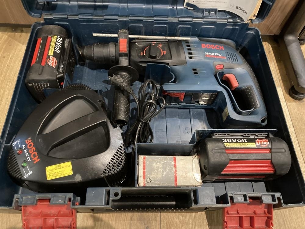 018★おすすめ商品★BOSCH 36Vバッテリーハンマードリル GBH36VF-LI ※バッテリ×2+充電器付き