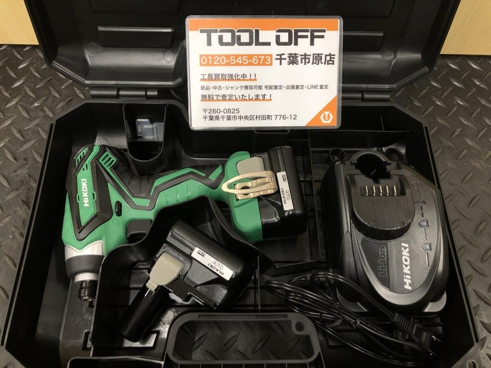 017◇未使用品・即決価格◇ハイコーキ　HiKOKI 10.8Vコードレスインパクトドライバ WH10DAL　2LSK