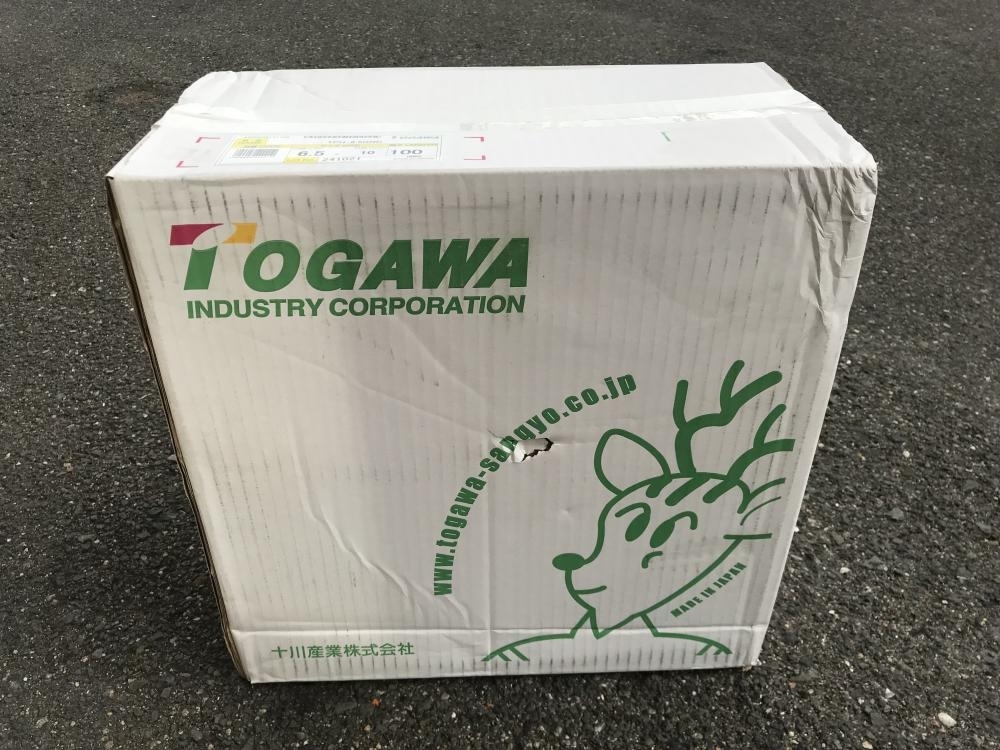 013♪未使用品♪十川産業 TOGAWA ポリウレタンホース エアホース TPH-6.5(OR) 6.5×10mm 100m
