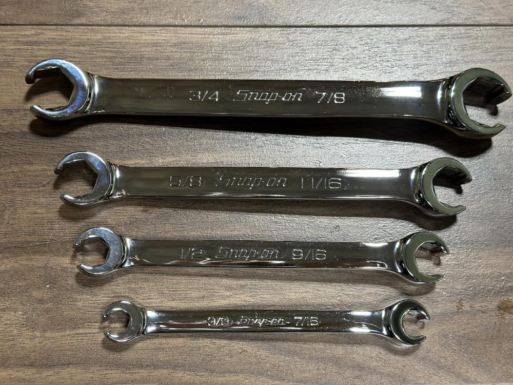 008●おすすめ商品●スナップオン ダブルフレアナットレンチ4本 RXFS1214B 1618B 2022B 242SN18B