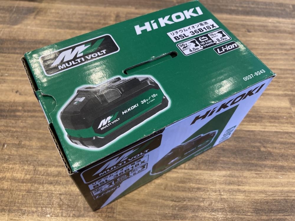 008●未使用品・即決価格●HiKOKI マルチボルトバッテリー BSL36B18X