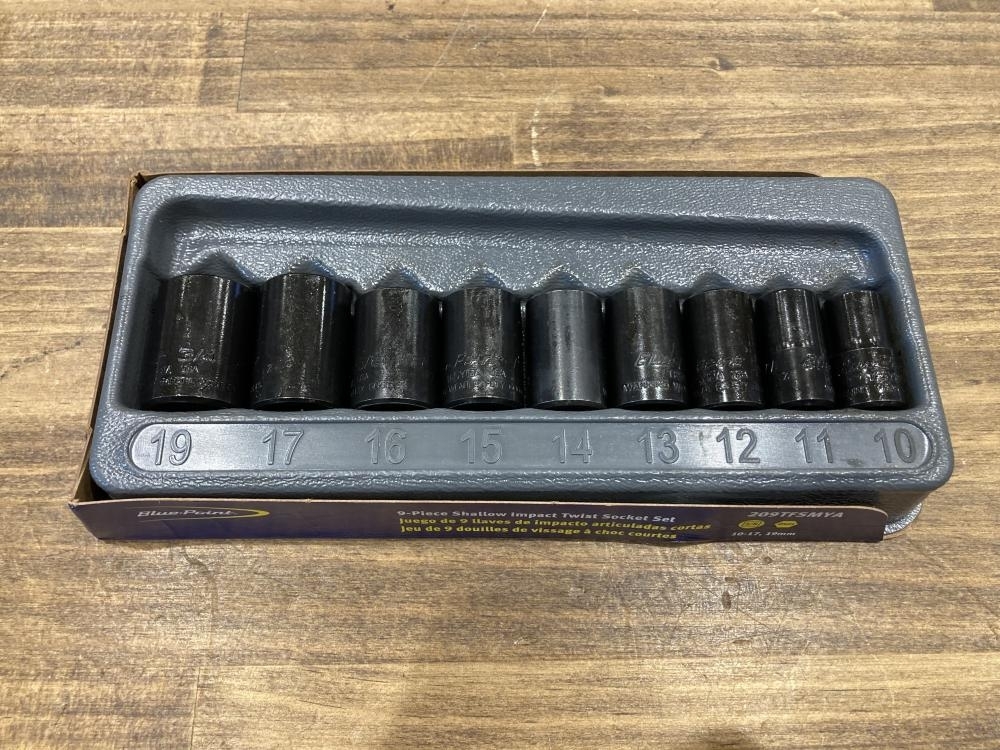 008●おすすめ商品●Blue-Point 3/8インパクト用シャローソケットセット 209TFSMYA