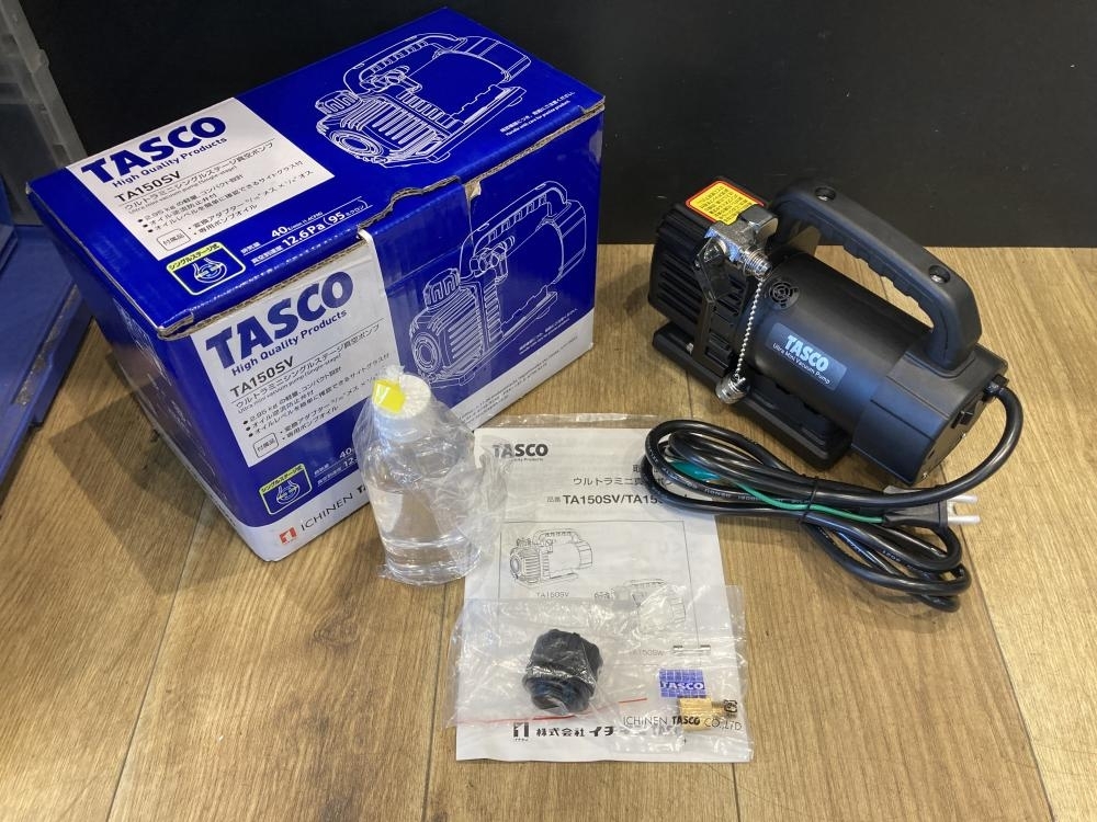008●未使用品・即決価格●TASCO ウルトラミニステージ真空ポンプ TA150SV