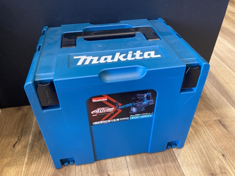 008●未使用品・即決価格●マキタ 40Vmax充電式集じん機能付きハンマドリル HR001GRDXV