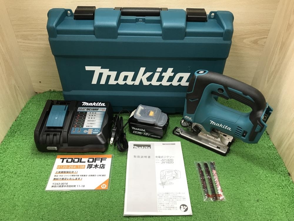 012◆未使用品◆makita マキタ 18V　充電式ジグソー JV182DRG