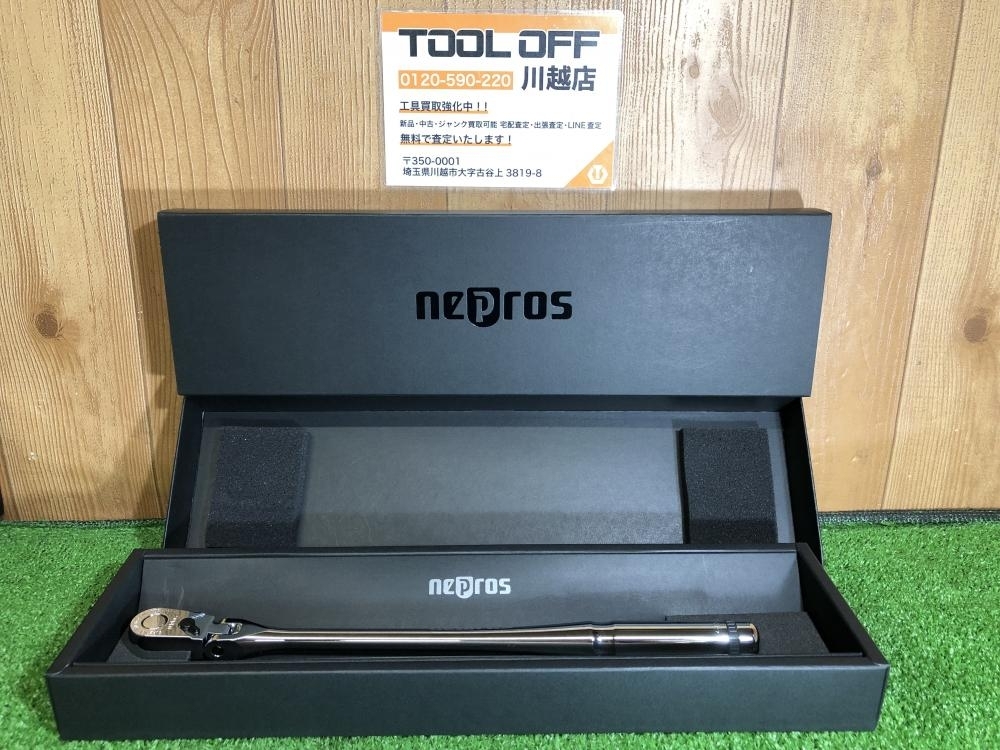 001♪未使用品♪ネプロス nepros 9.5sqロングフレックスラチェットハンドル NBR390AFL