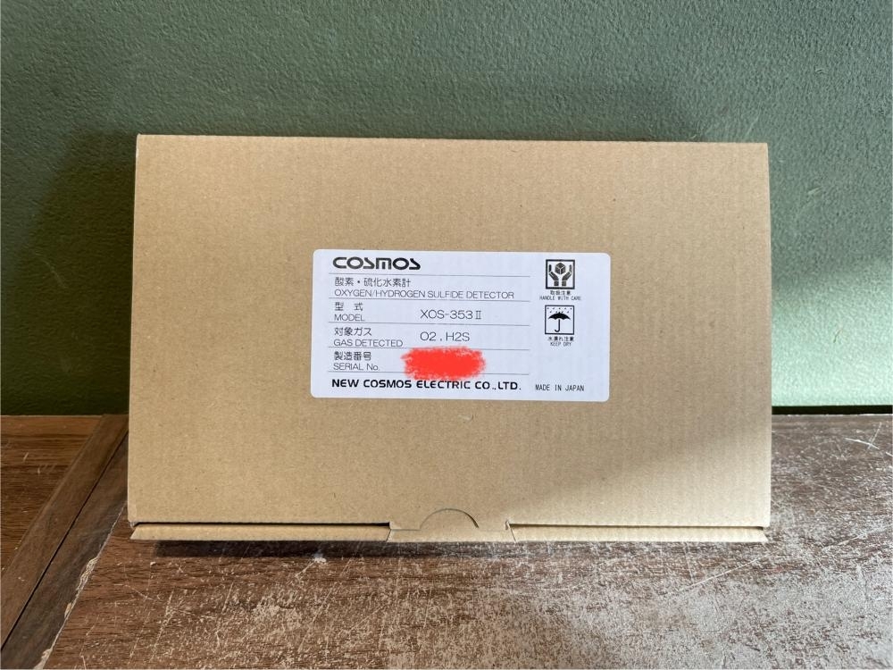 021□未使用品□新コスモス電機 酸素・硫化水素計 XOS-353Ⅱ 測定 021□未使用品□新コスモス電機 酸素・硫化水素計 XOS-353Ⅱ 測定