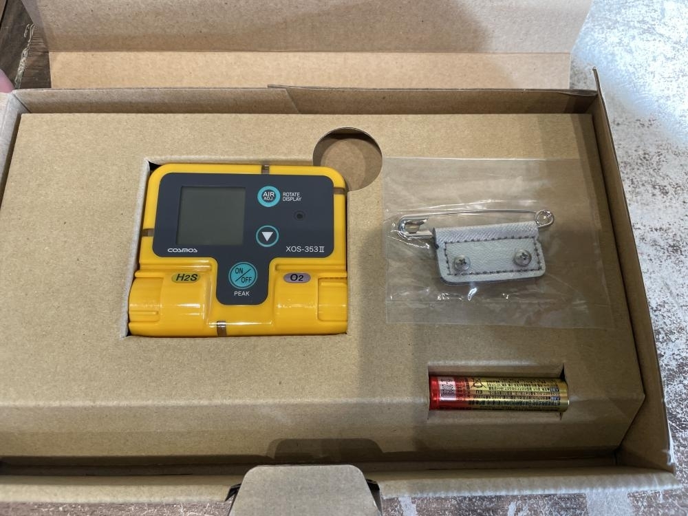 021□未使用品□新コスモス電機 酸素・硫化水素計 XOS-353Ⅱ 測定器 021□未使用品□新コスモス電機 酸素・硫化水素計 XOS-353Ⅱ 測定器