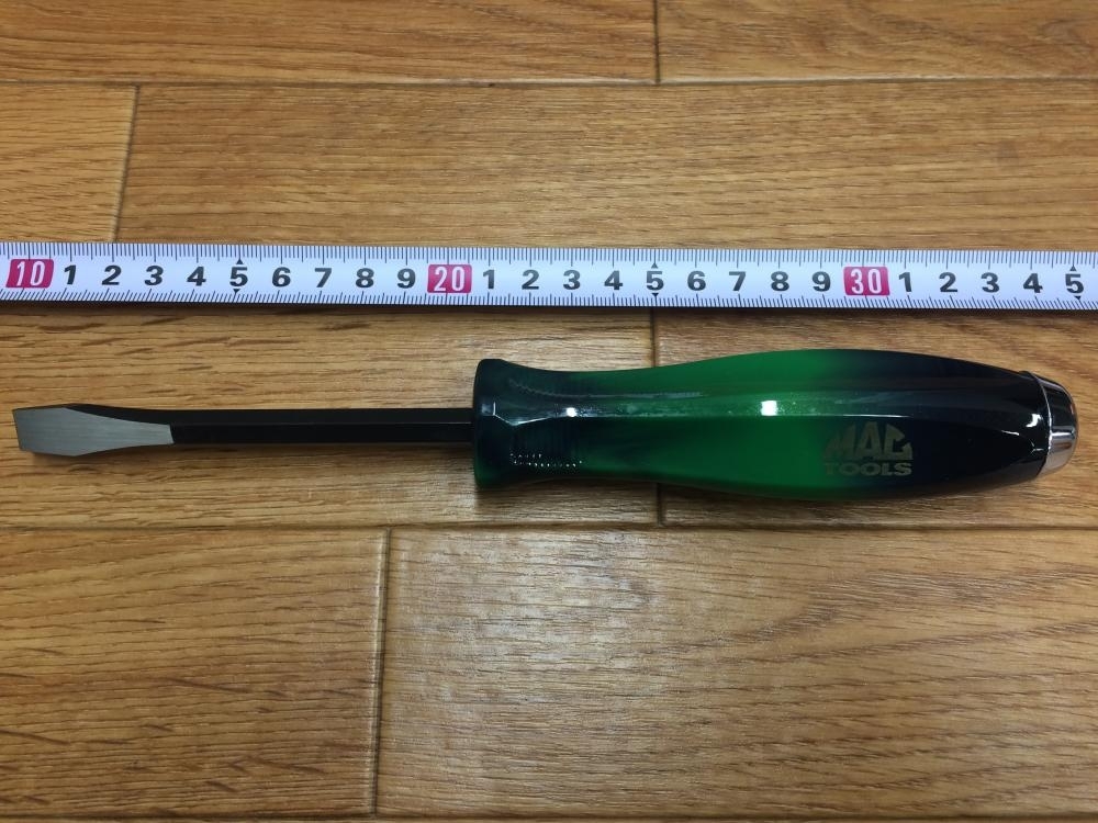 003☆未使用品☆　MACTOOLS タガネドライバ 2024年限定ペンタグリップ GREEN　FLAME