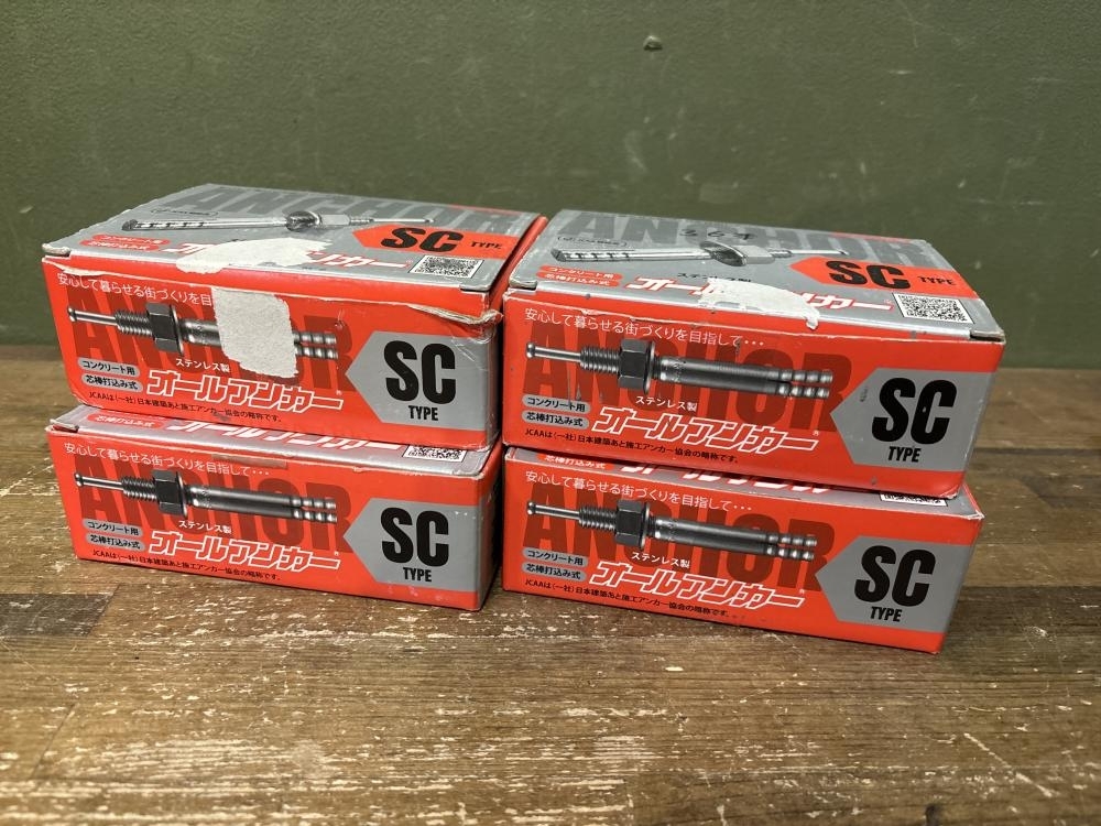 020♪未使用品・即決価格♪サンコー オールアンカー　152本 SC-1060 開封済み ※画像参照