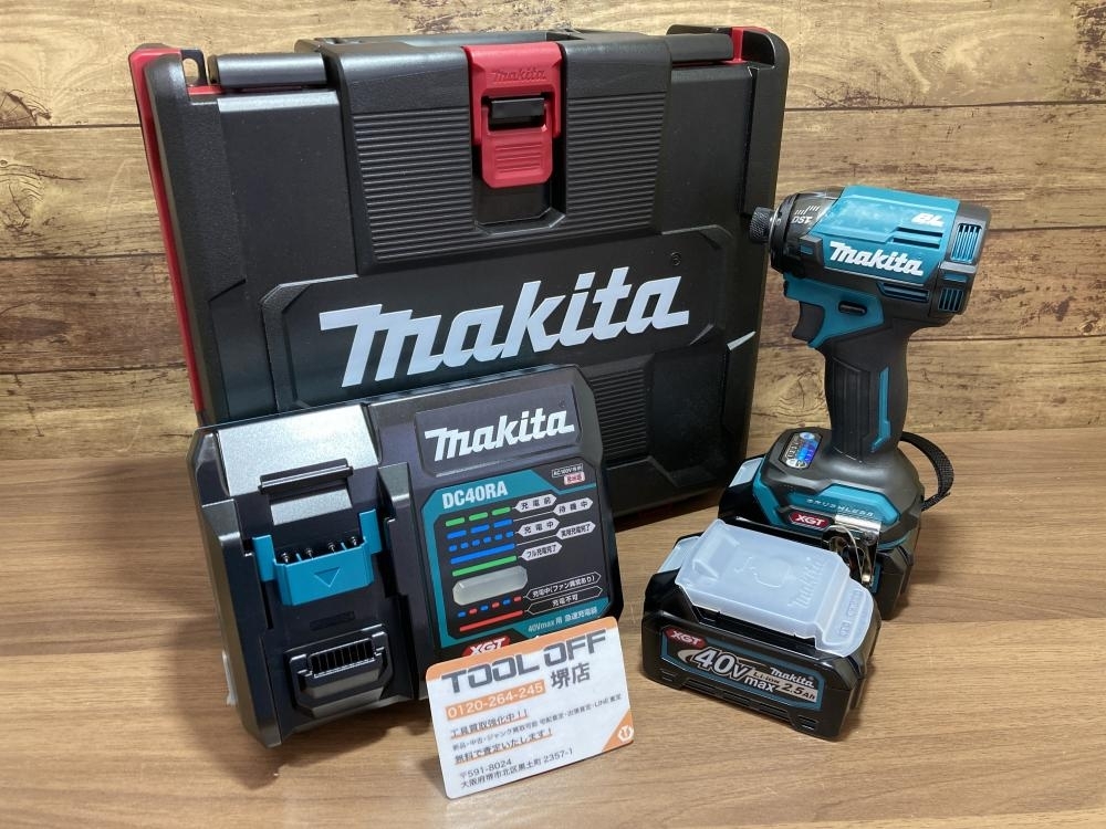 011◎未使用品・即決価格◎makita マキタ 40Vmax充電式インパクトドライバ TD002GRDX
