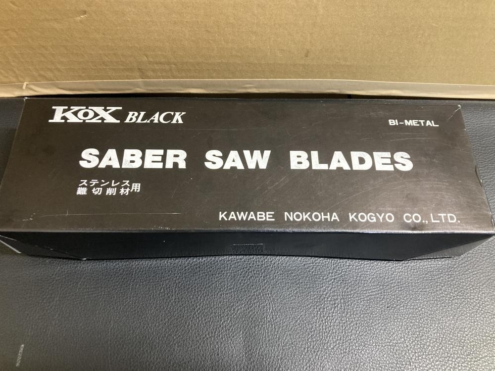 007◇未使用品・即決価格◇河部鋸刃工業 KOX BLACK セーバーソーブレード 300×14T 10枚入×10