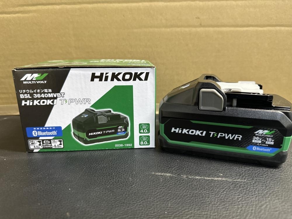 007◇未使用品◇HiKOKI T-PWR Bt搭載マルチボルトバッテリ BSL3640MVBT