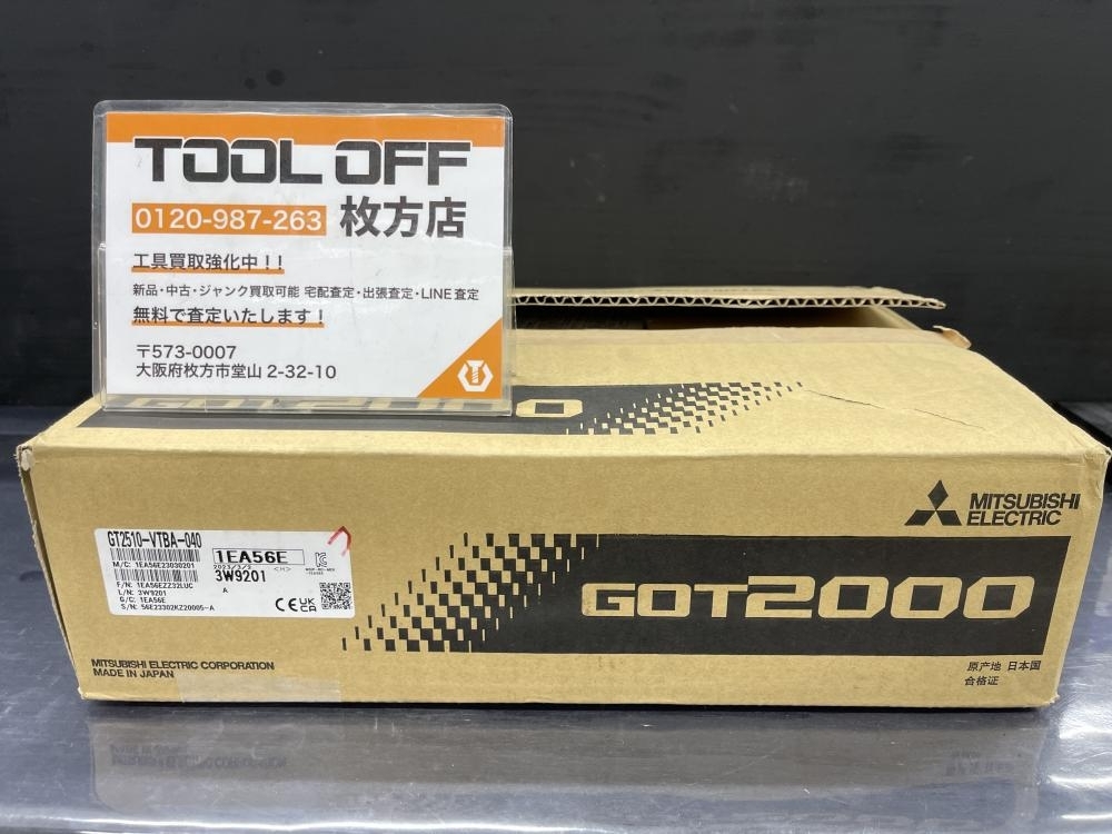 014〇未使用品・即決価格〇三菱電機 表示器 タッチパネル GT2510-VTBA-040 ②