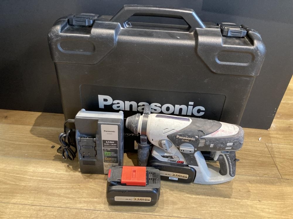 004★おすすめ商品・即決価格★Panasonic パナソニック 充電ハンマドリル EZ7880LZ2S バッテリー2個＋充電器 ※ライト不可