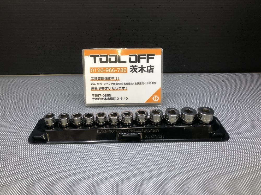 015●おすすめ商品●Snap-on 3/8セミディープソケットセット YFSM191 YFSM181 YFSM171 YFSM161 YFSM151 YFSM141～YFSM81 12個セット